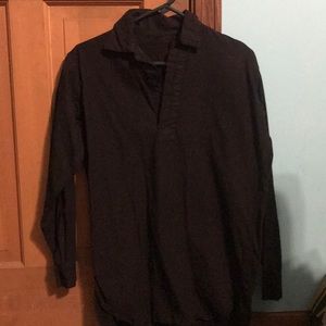 Urban outfitters black henley